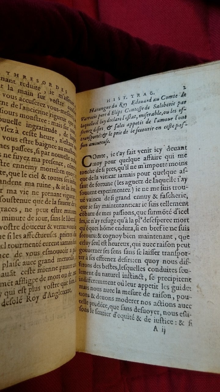 1581 - Pierre Le Voirier et Gervais Mallot - Trésor des histoires tragiques - BnF Richelieu