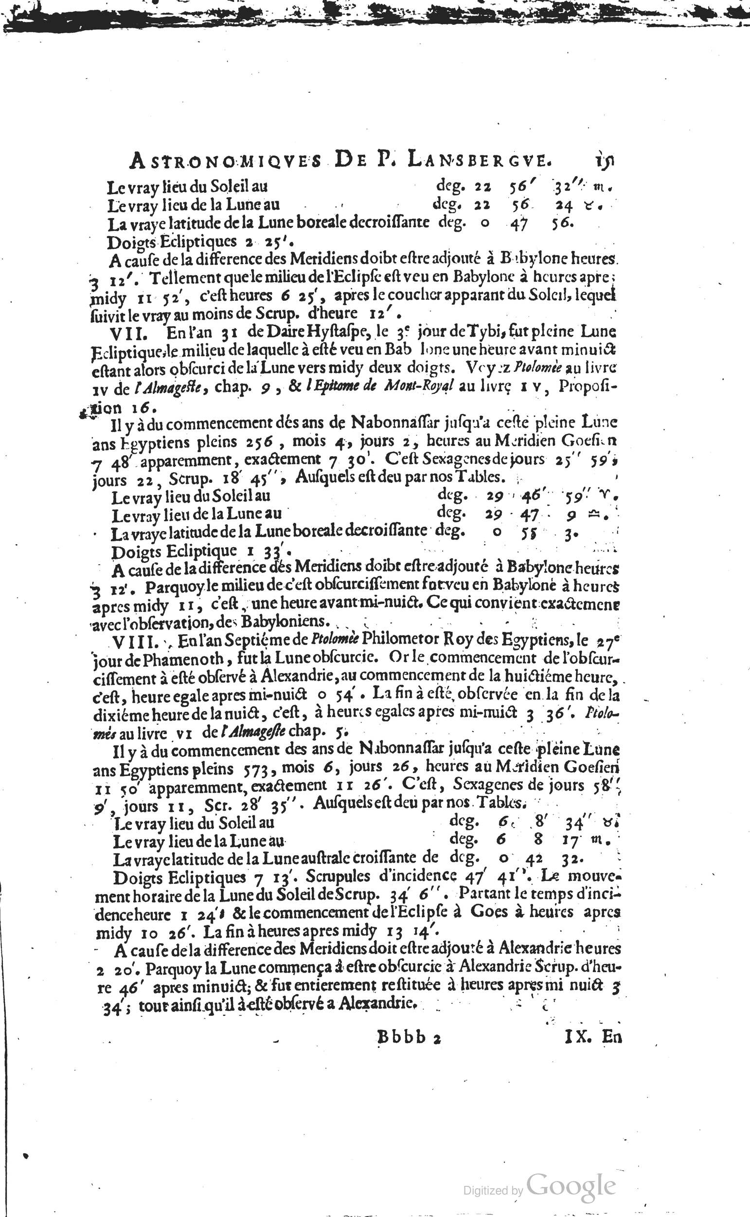1634 - Zacharie Roman - Les Tables perpétuelles - Universiteit Leiden