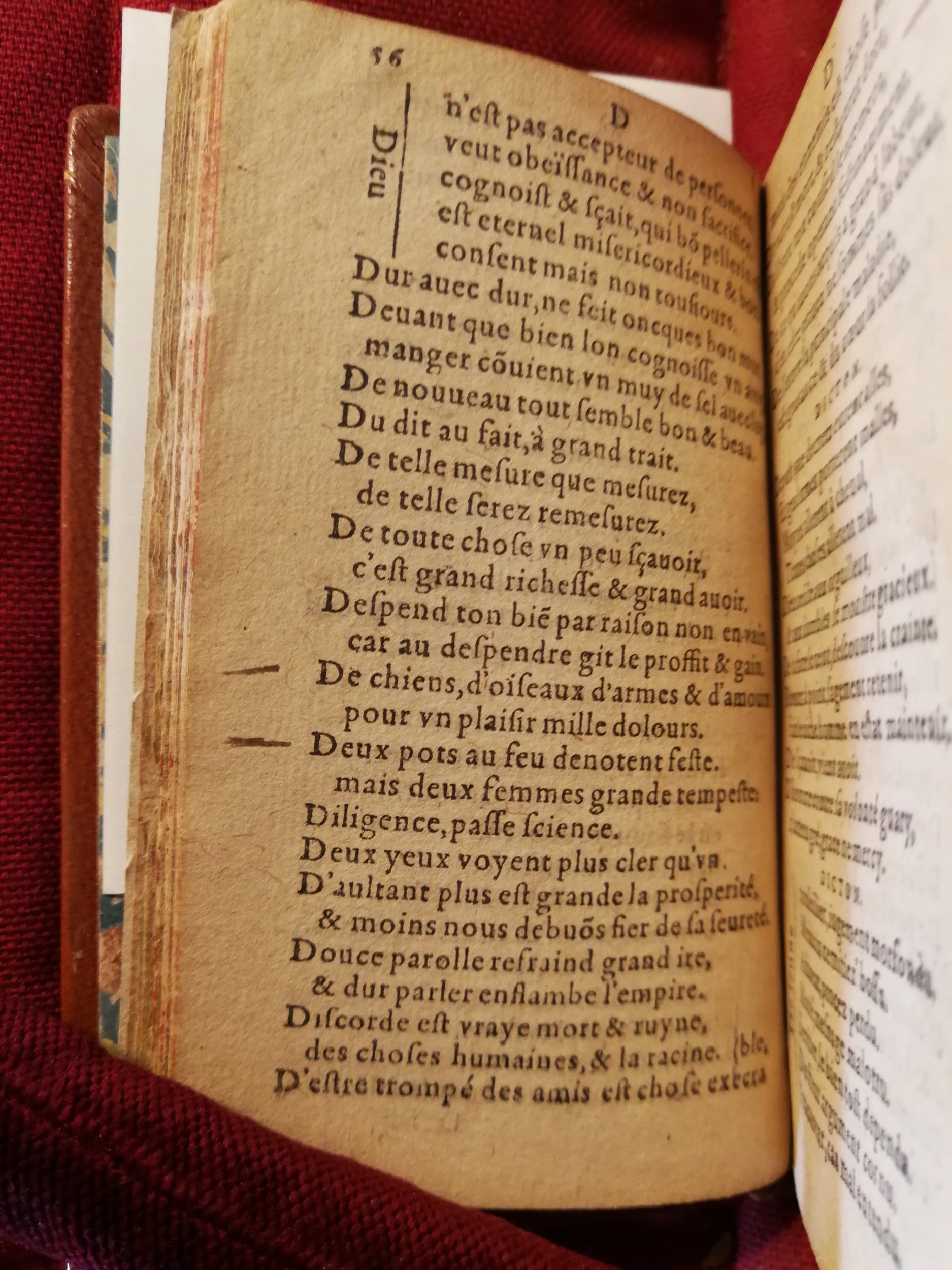 1582 - Nicolas Bonfons - Trésor de sentences dorées - Bibliothèque Sainte-Geneviève 1582 - Nicolas Bonfons - Trésor de sentences dorées - Bibliothèque Sainte-Geneviève