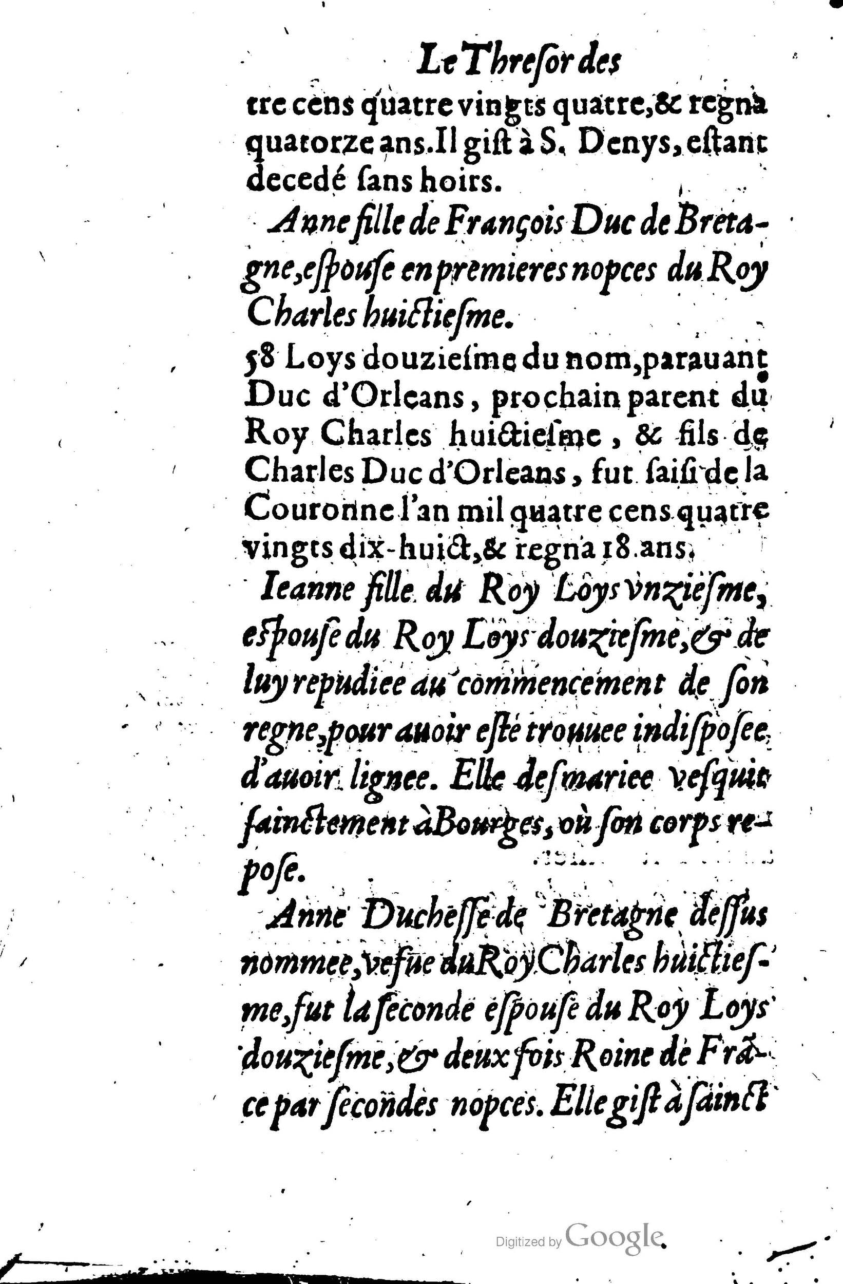 1619 - Jean Corrozet - Trésor des histoires de France - BSB Munich