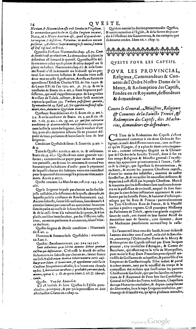 1629 - Veuve Nicolas Buon - Trésor du droit français (21754 T. 3) - BM Lyon 1629 - Veuve Nicolas Buon - Trésor du droit français (21754 T. 3) - BM Lyon