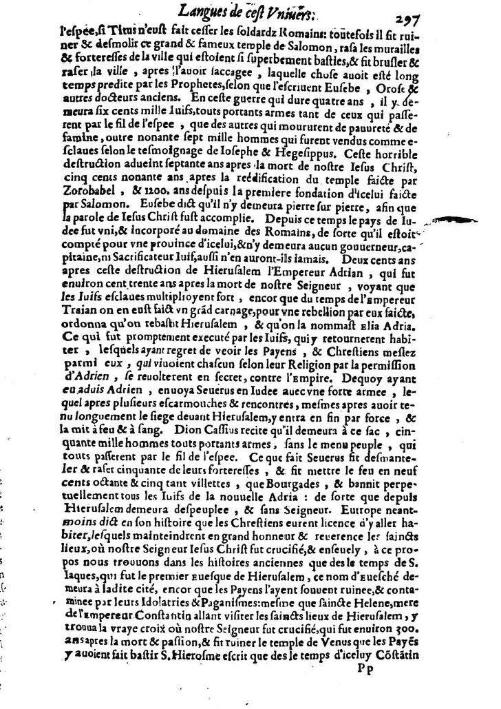 1613 - Matthieu Berjon - Trésor de l’histoire des langues de cet univers - BM Lyon