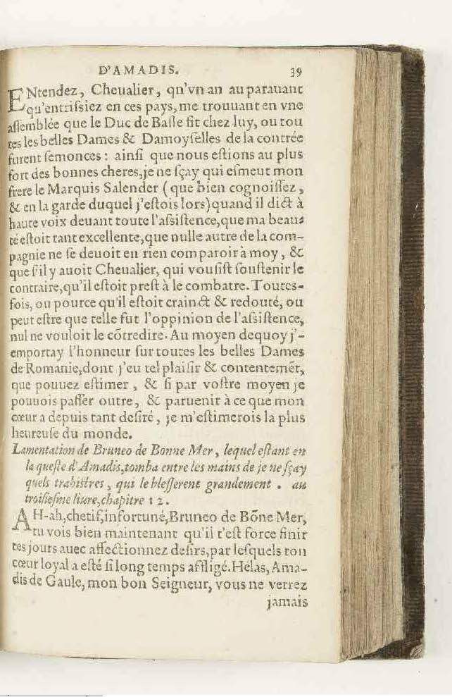 1563 - Jean van Waesberghe - Trésor des Amadis - Anvers Musée Plantin-Moretus
