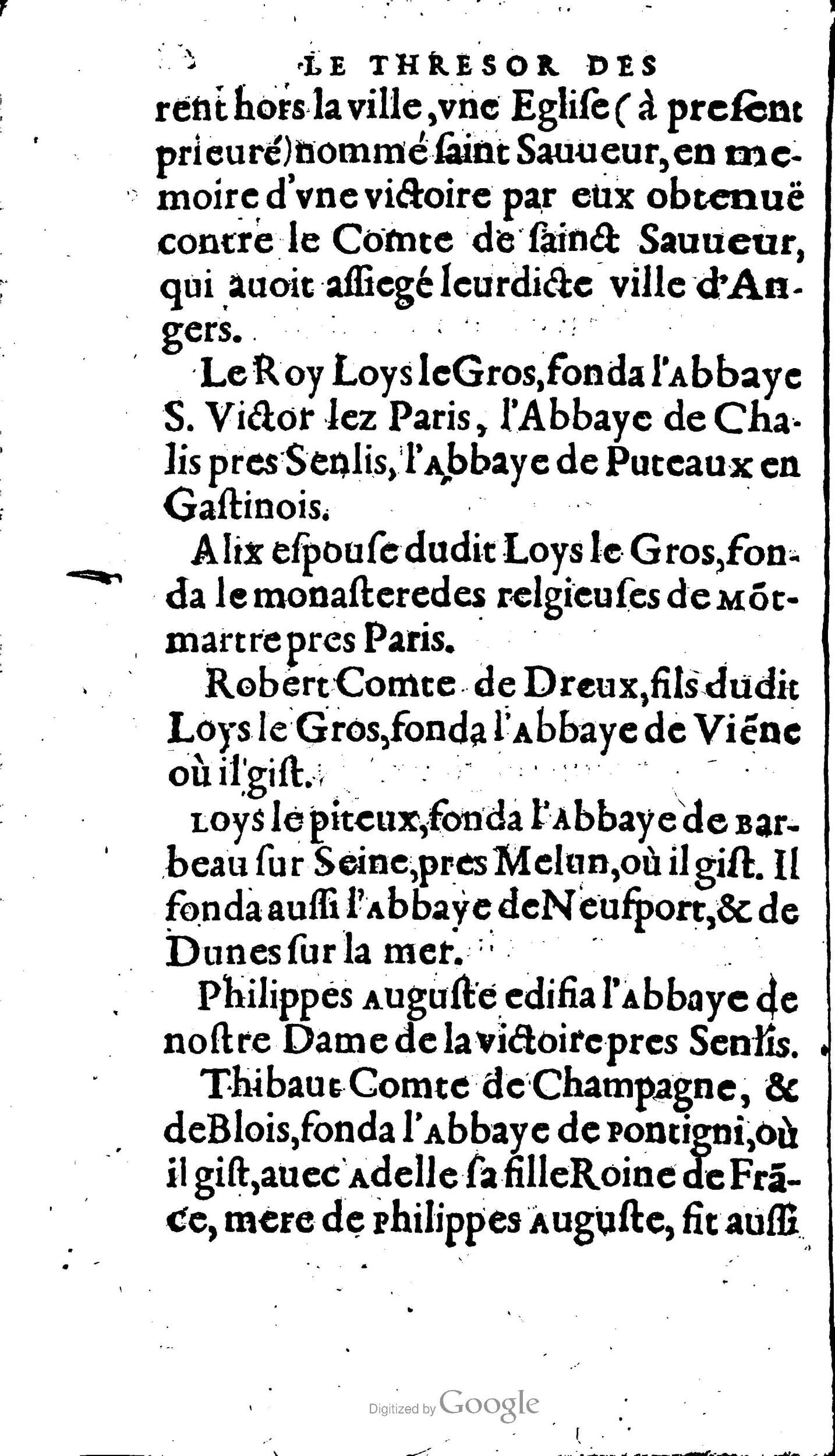 1604 - Galiot Corrozet - Trésor des histoires de France - BnF Arsenal