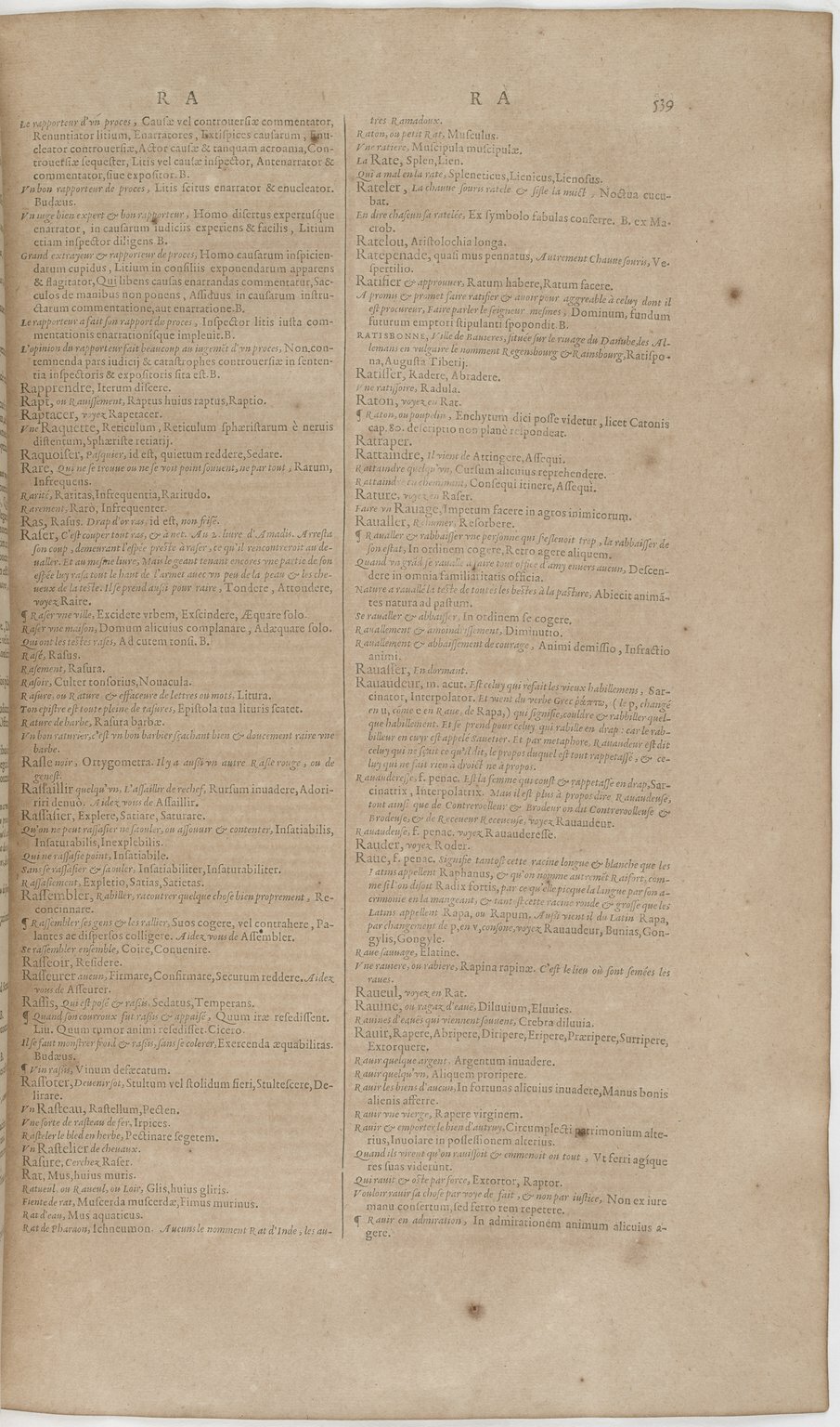 1606 - David Douceur - Trésor de la langue française - BnF