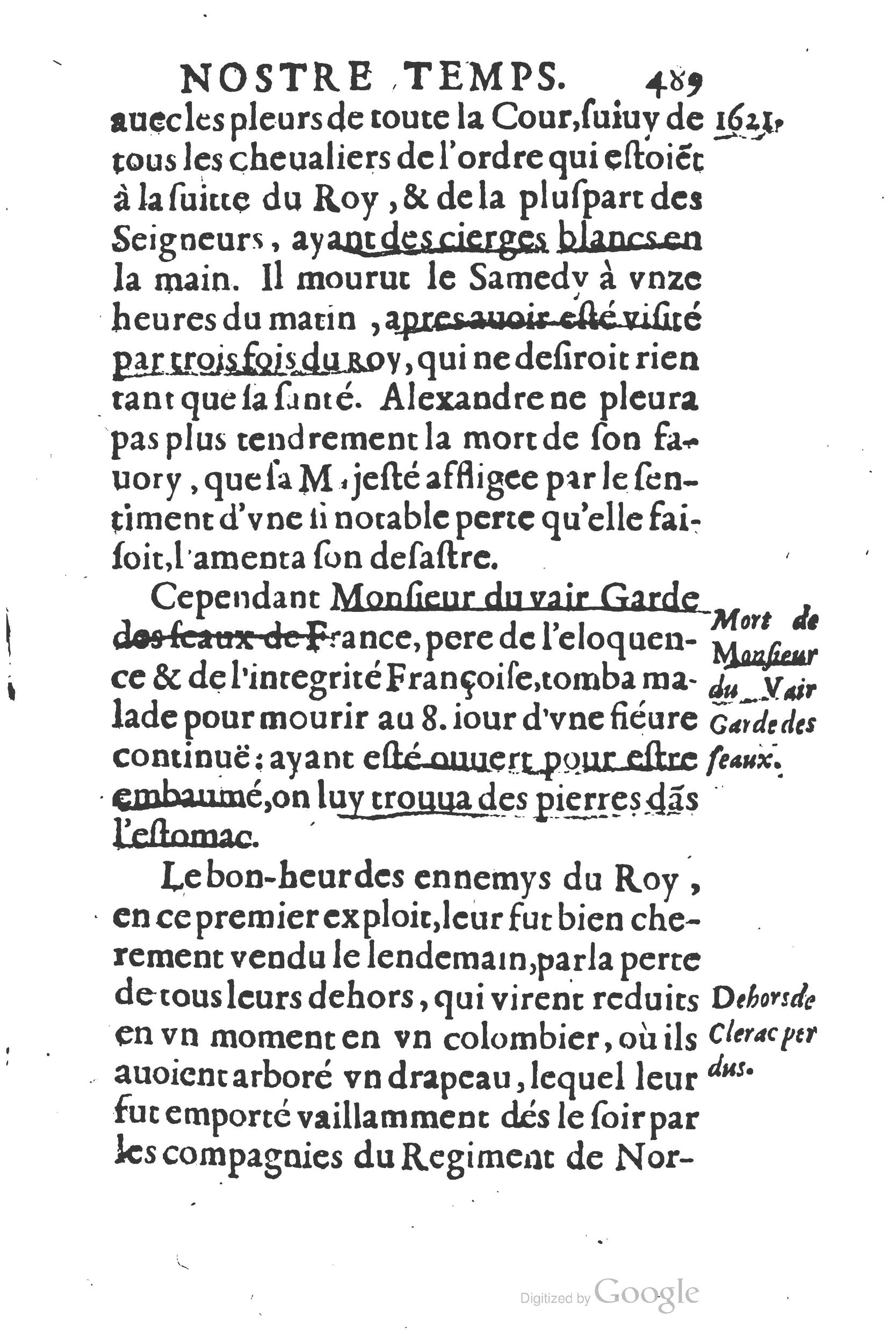 1626 - Joseph Bouillerot - Trésor de l’histoire générale de notre temps - BSB Munich