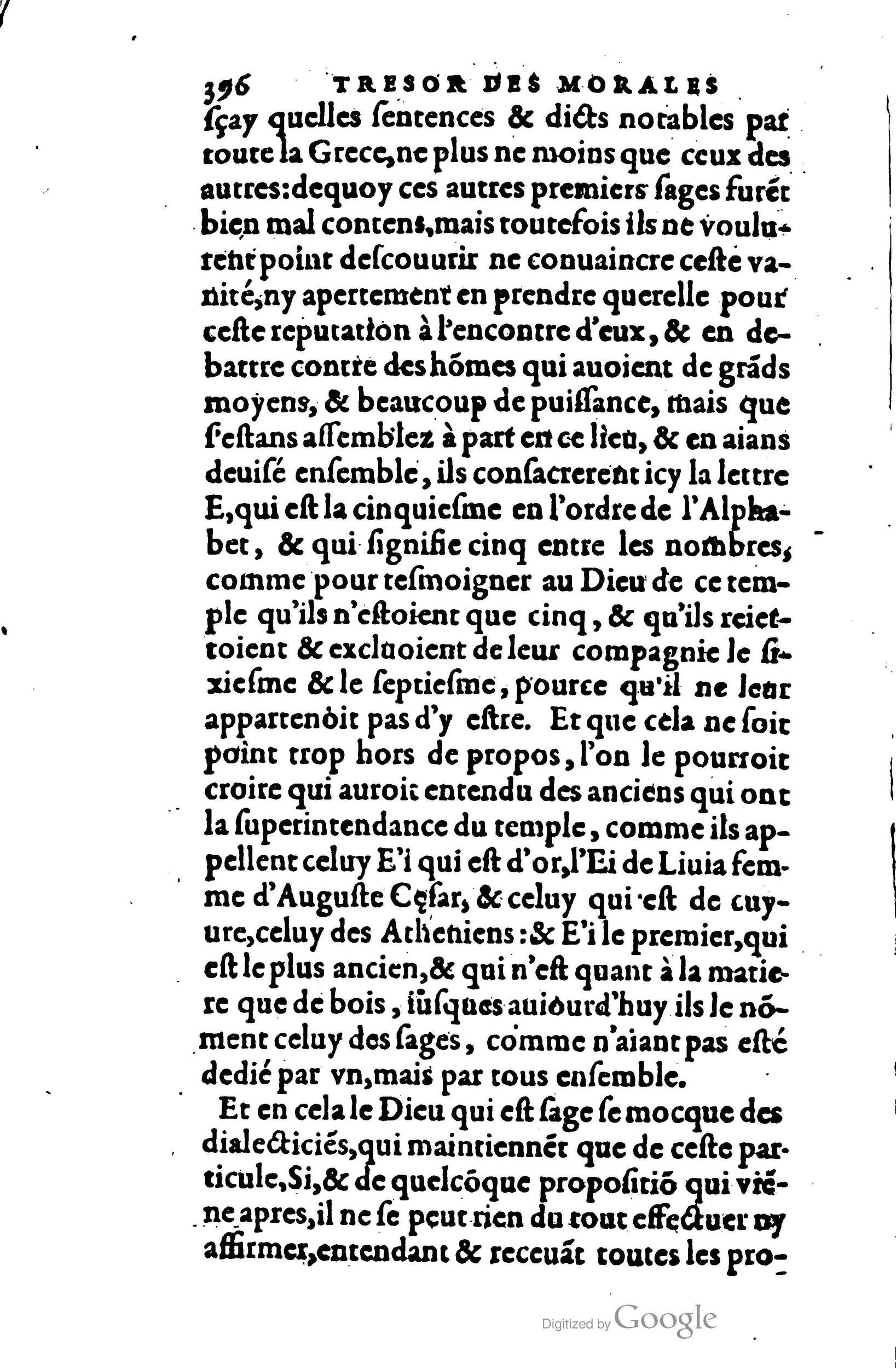1578 - Jean Poupy - Trésor des morales de Plutarque - BSB Munich