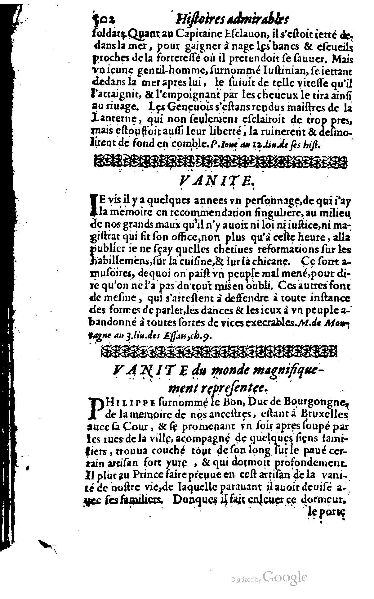 1620 - Samuel Crespin - Trésor d’histoires admirables et mémorables - BCU Lausanne