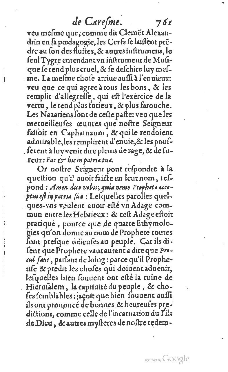 1607 - Nicolas Du Fossé - Trésor quadragésimal - T 01 - BM Lyon