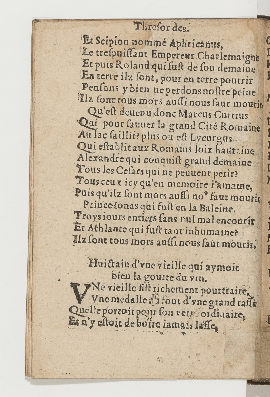 1568c. - Veuve Jean Bonfons - Trésor des joyeuses inventions du parangon de poésies - BnF Arsenal