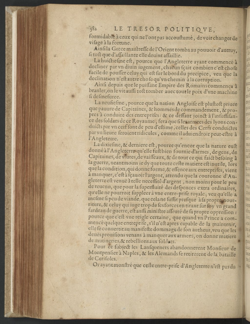 1608 - Nicolas Du Fossé - Trésor politique - BnF Tolbiac