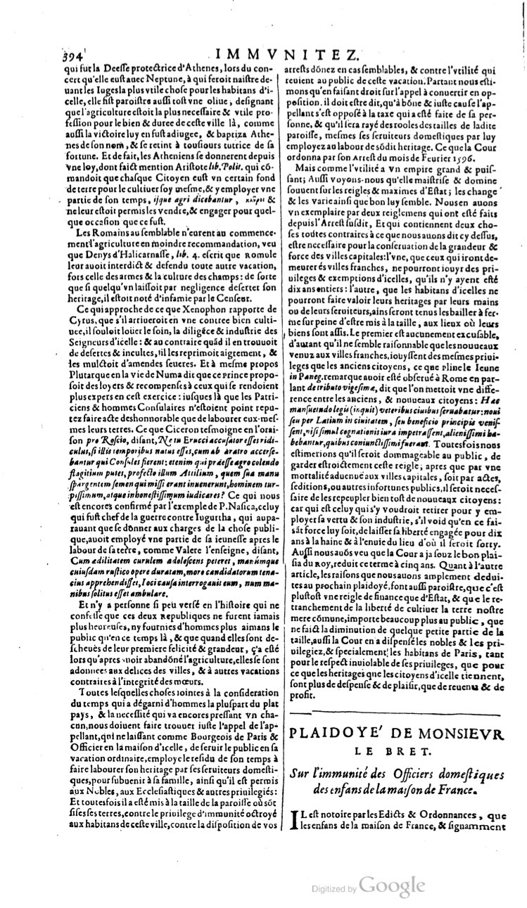 1629 - Veuve Nicolas Buon - Trésor du droit français (21754 T. 2) - BM Lyon
