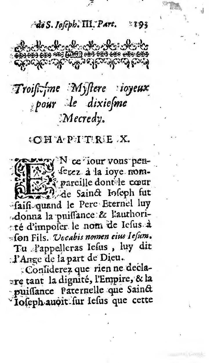 1646 - Jean Piot - Trésor inestimable de Saint-Joseph - BNC Rome