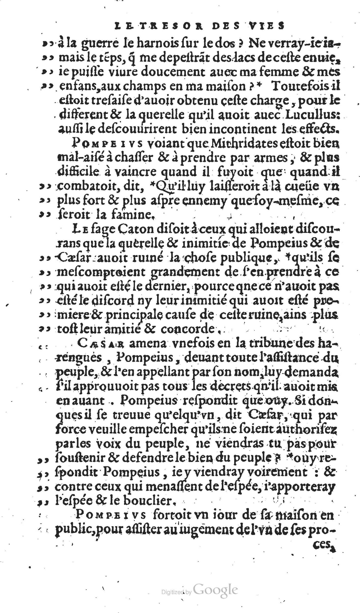 1567 - Willem Silvius - Trésor des vies de Plutarque - Anvers Musée Plantin-Moretus
