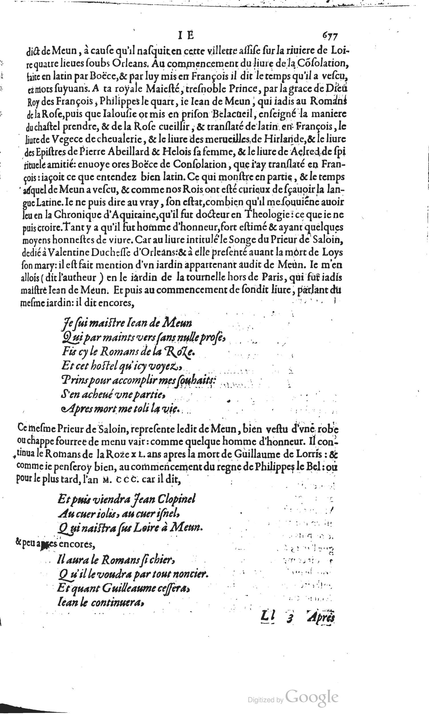 1585 - Barthélemy Honorat - Bibliothèques françaises - BSB Munich