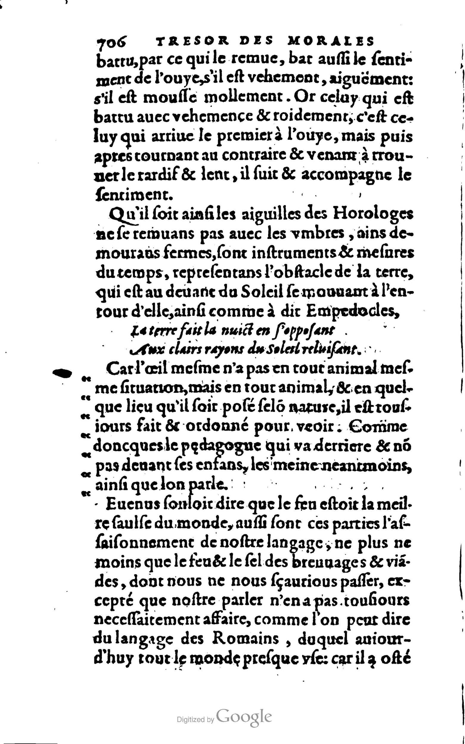 1578 - Jean Poupy - Trésor des morales de Plutarque - BSB Munich