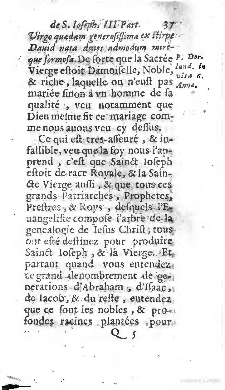 1646 - Jean Piot - Trésor inestimable de Saint-Joseph - BNC Rome