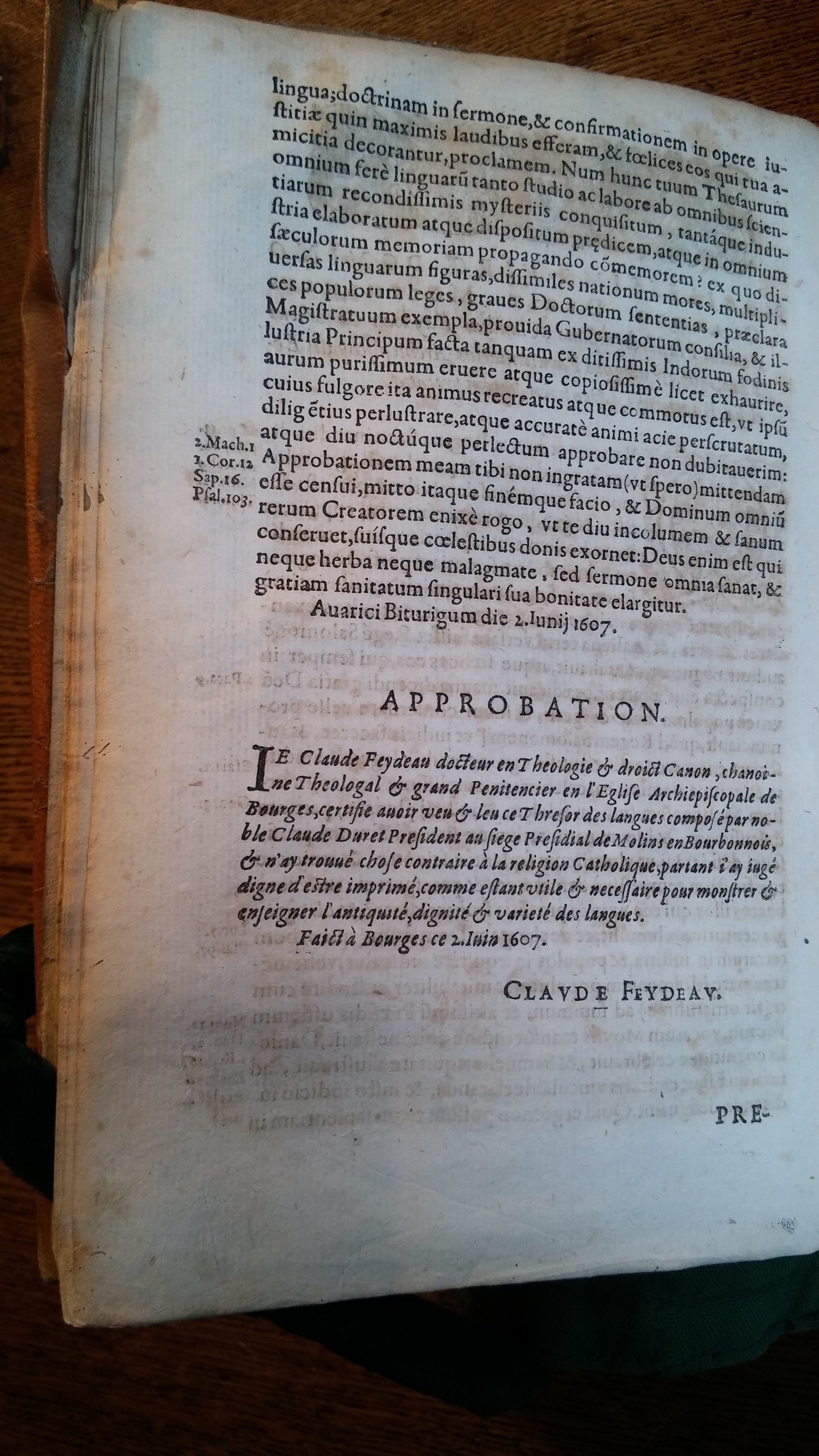 1613 - Matthieu Berjon - Trésor de l’histoire des langues de cet univers - BnF Arsenal 1613 - Matthieu Berjon - Trésor de l’histoire des langues de cet univers - BnF Arsenal