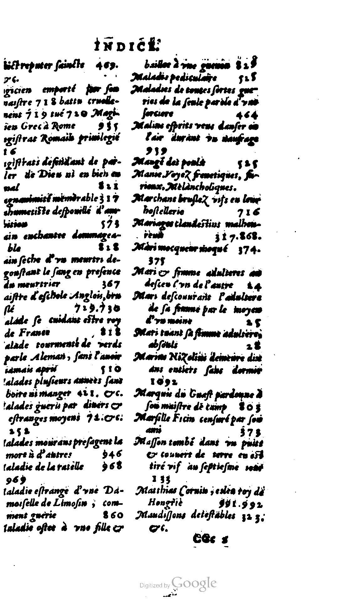 1620 - Samuel Crespin - Trésor d’histoires admirables et mémorables - BCU Lausanne