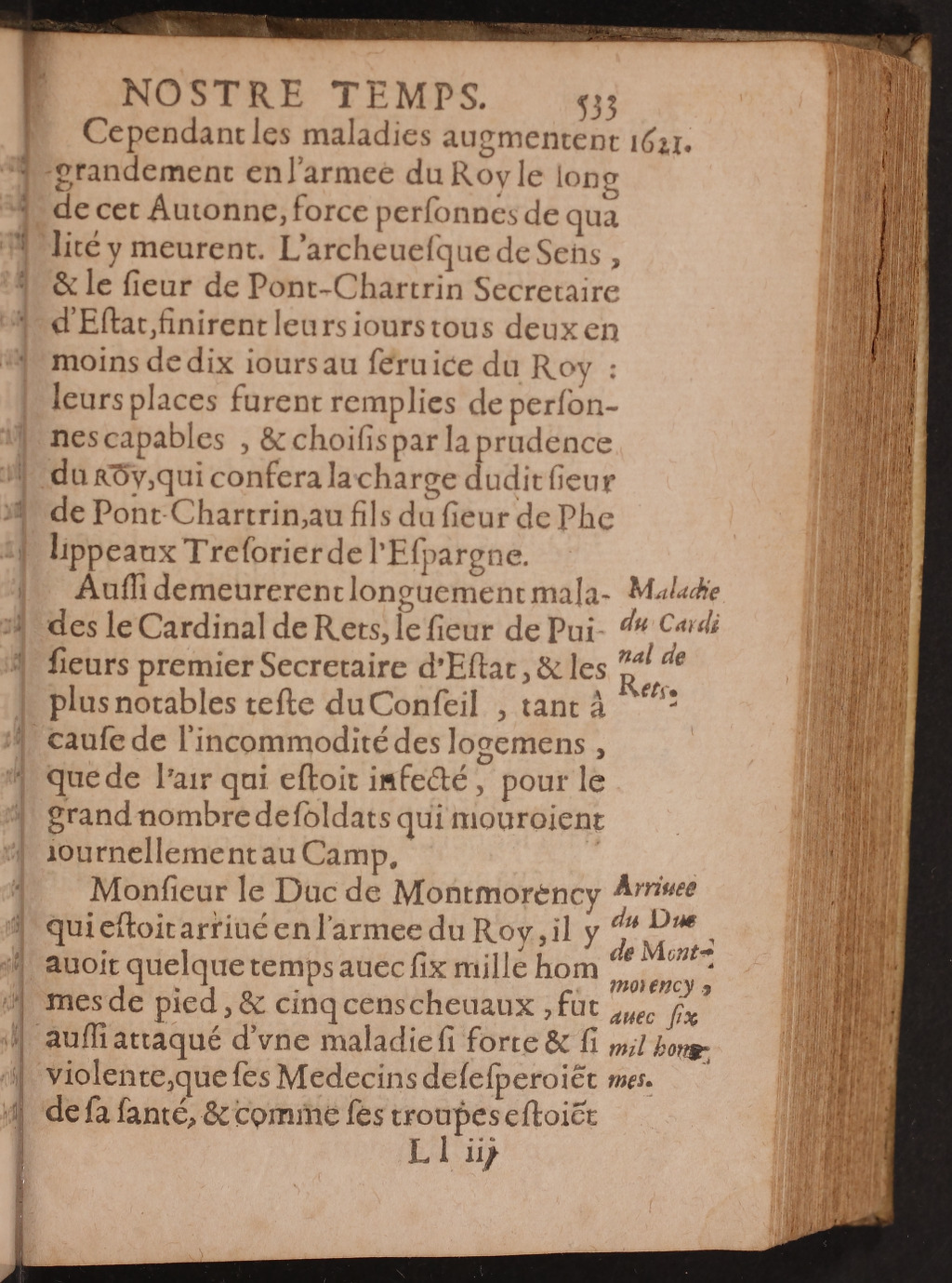 1626 - Joseph Bouillerot - Trésor de l’histoire générale de notre temps - BnF Arsenal