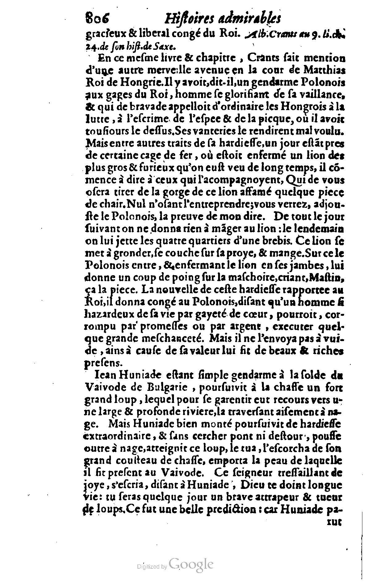 1628 - Jacques Crespin - Trésor d’histoires admirables et mémorables - BSB Munich