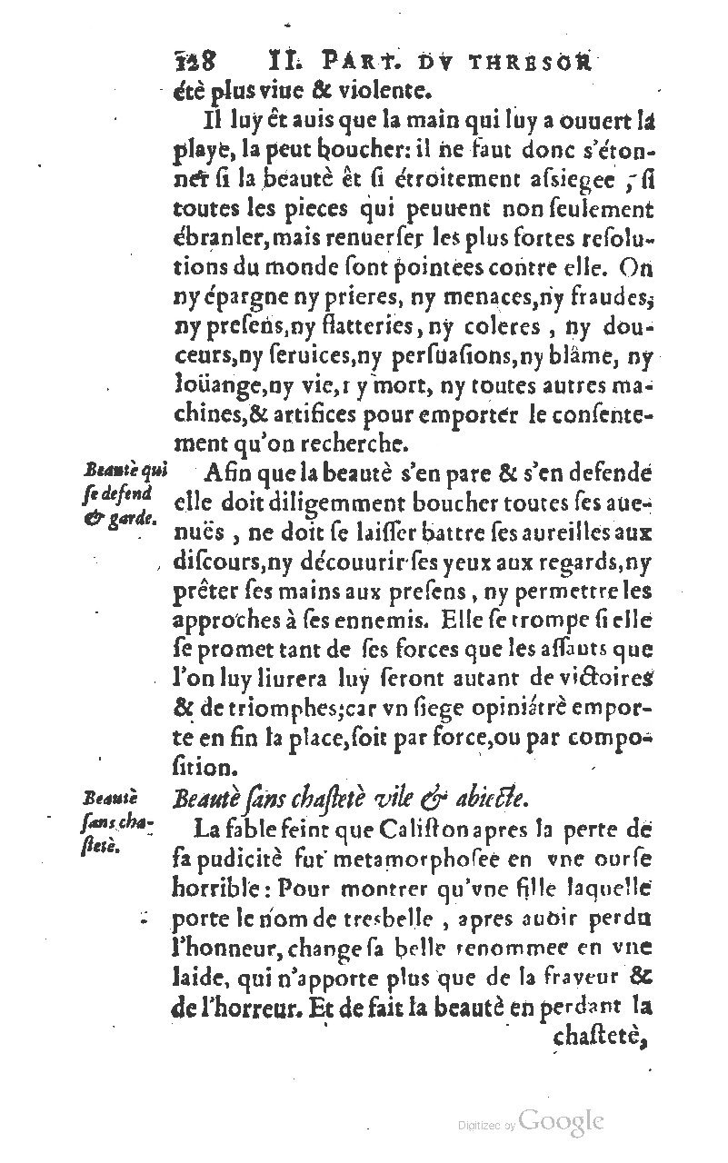1610 - Louis Coste - Trésor de l’éloquence française (Seconde partie) - BM Lyon