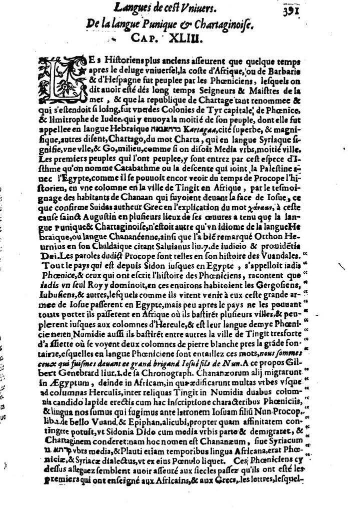 1613 - Matthieu Berjon - Trésor de l’histoire des langues de cet univers - BM Lyon