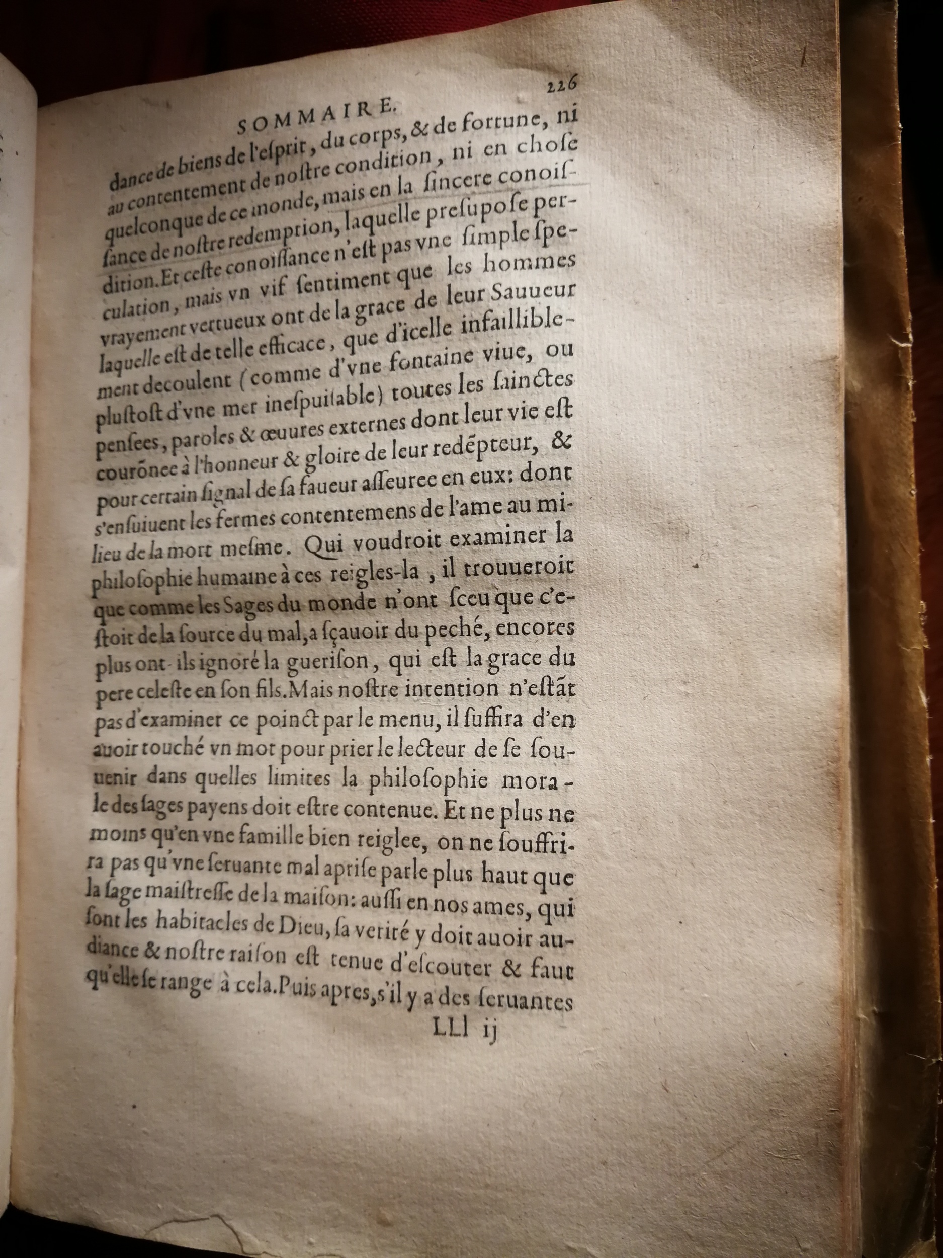 1595 - Jean Houzé - Œuvres morales et mêlées de Sénèque, Trésor de philosophie morale - T. 1 - BnF