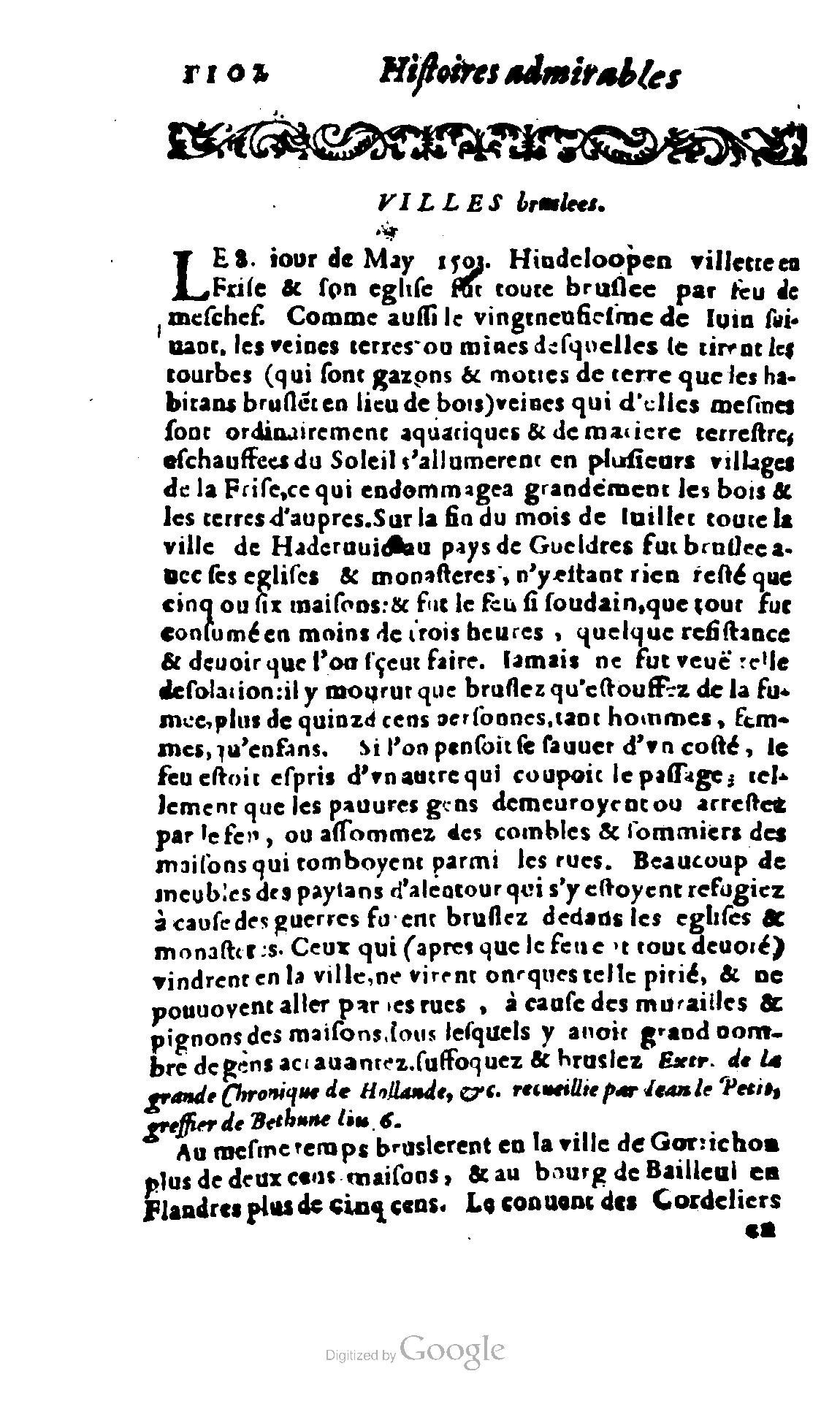 1620 - Samuel Crespin - Trésor d’histoires admirables et mémorables - BCU Lausanne