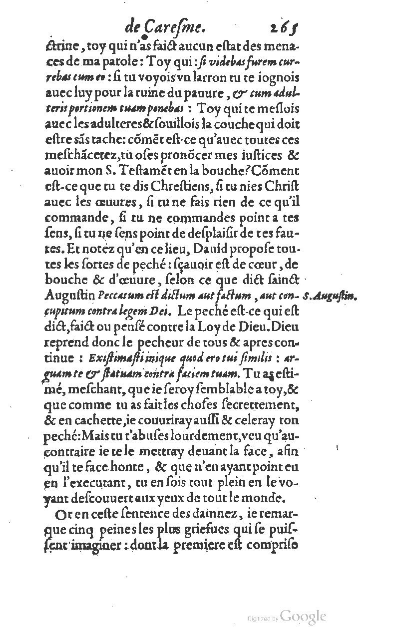 1607 - Nicolas Du Fossé - Trésor quadragésimal - T 01 - BM Lyon