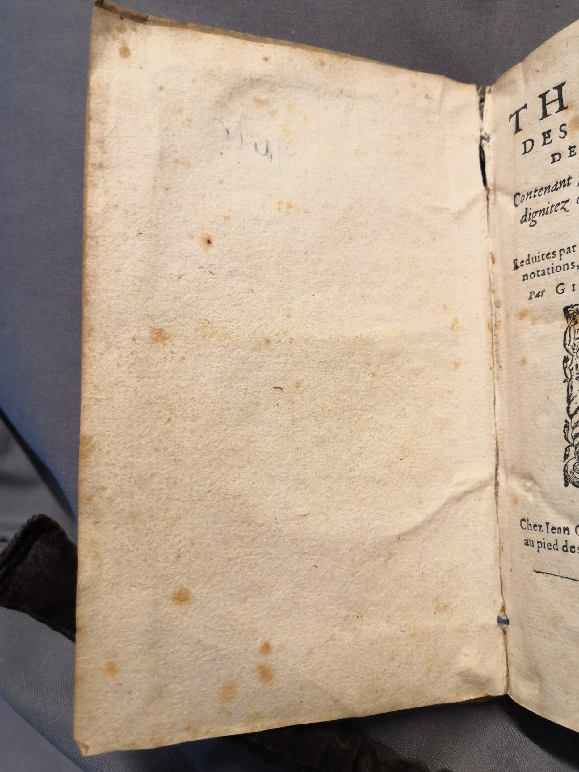 1614 - Jean Corrozet - Trésor des histoires de France - Amsterdam 1614 - Jean Corrozet - Trésor des histoires de France - Amsterdam