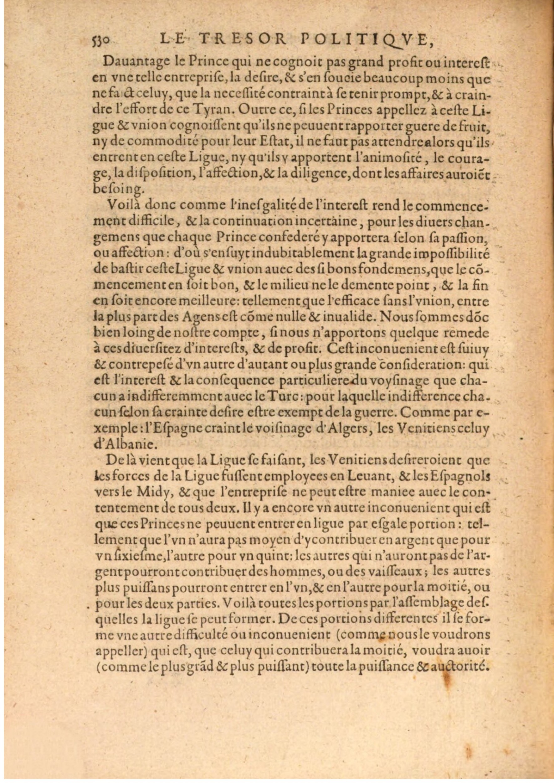 1608 - Nicolas Du Fossé - Trésor politique - BSB Munich