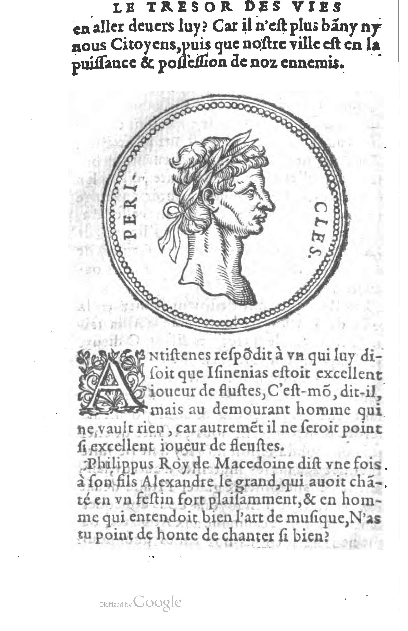 1577 - Claude Micard - Trésor des vies de Plutarque - BSB Munich 1577 - Claude Micard - Trésor des vies de Plutarque - BSB Munich