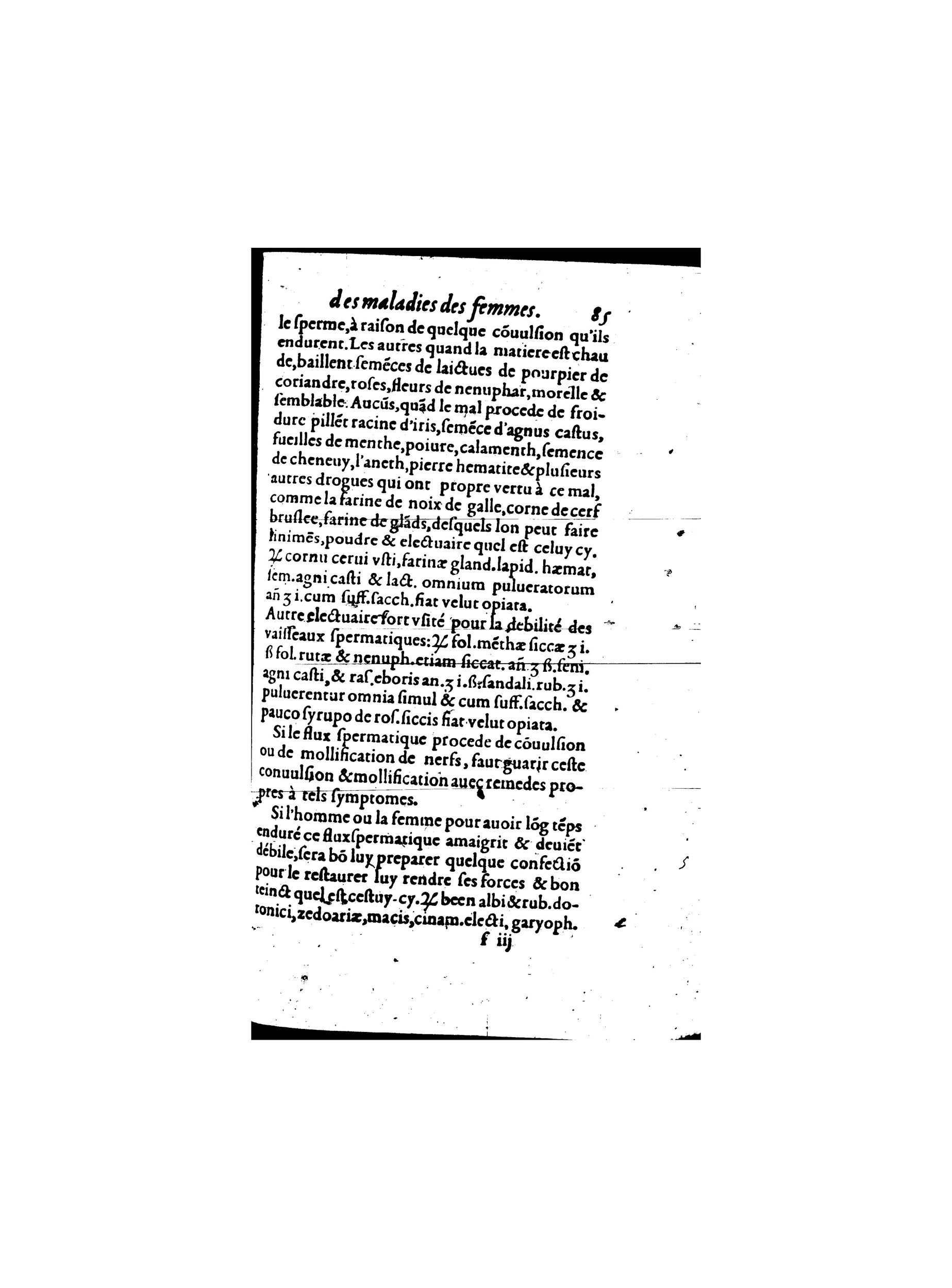 1587 - Jacques du Puis - Trésor des remèdes secrets pour les maladies des femmes - BnF 1587 - Jacques du Puis - Trésor des remèdes secrets pour les maladies des femmes - BnF