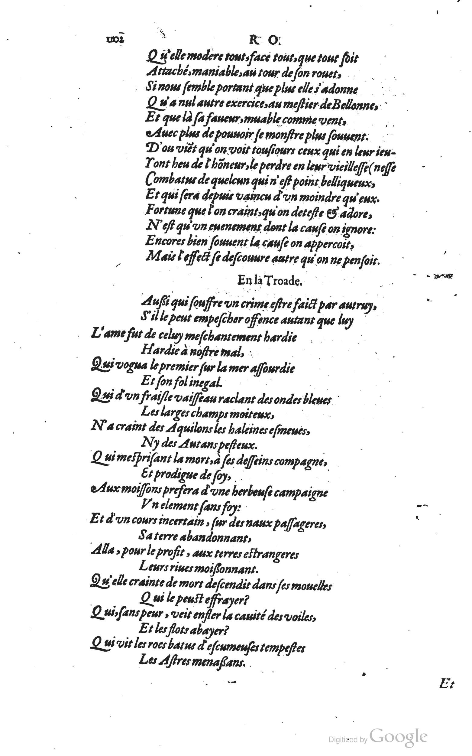 1585 - Barthélemy Honorat - Bibliothèques françaises - BSB Munich