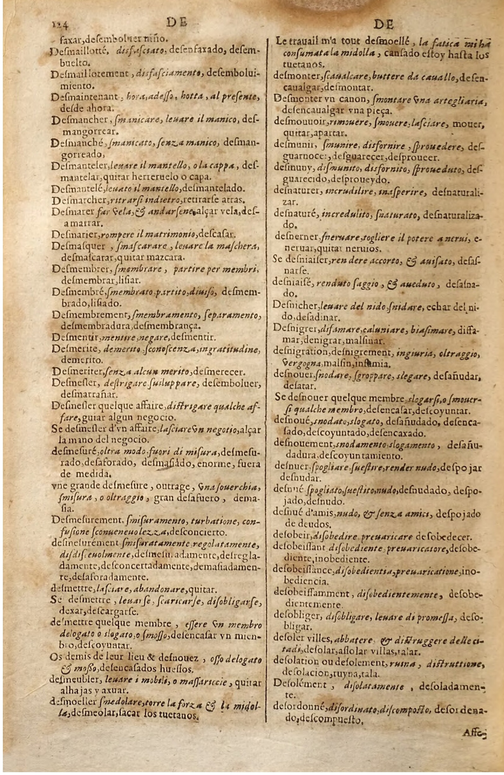 1627 - Jacques Crespin - Trésor des trois langues (Seconde partie) - Regensburg