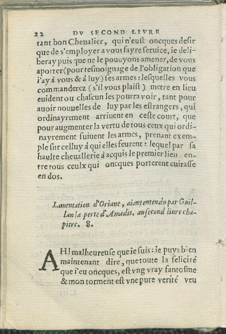 1559 - Pierre Regnard - Trésor des Amadis - Det KLG Copenhague 1559 - Pierre Regnard - Trésor des Amadis - Det KLG Copenhague