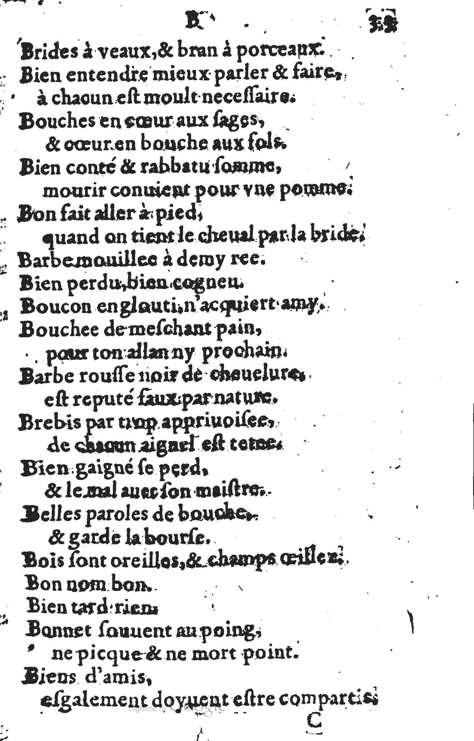 1578 - Nicolas Lescuyer - Trésor des sentences dorées - UGent