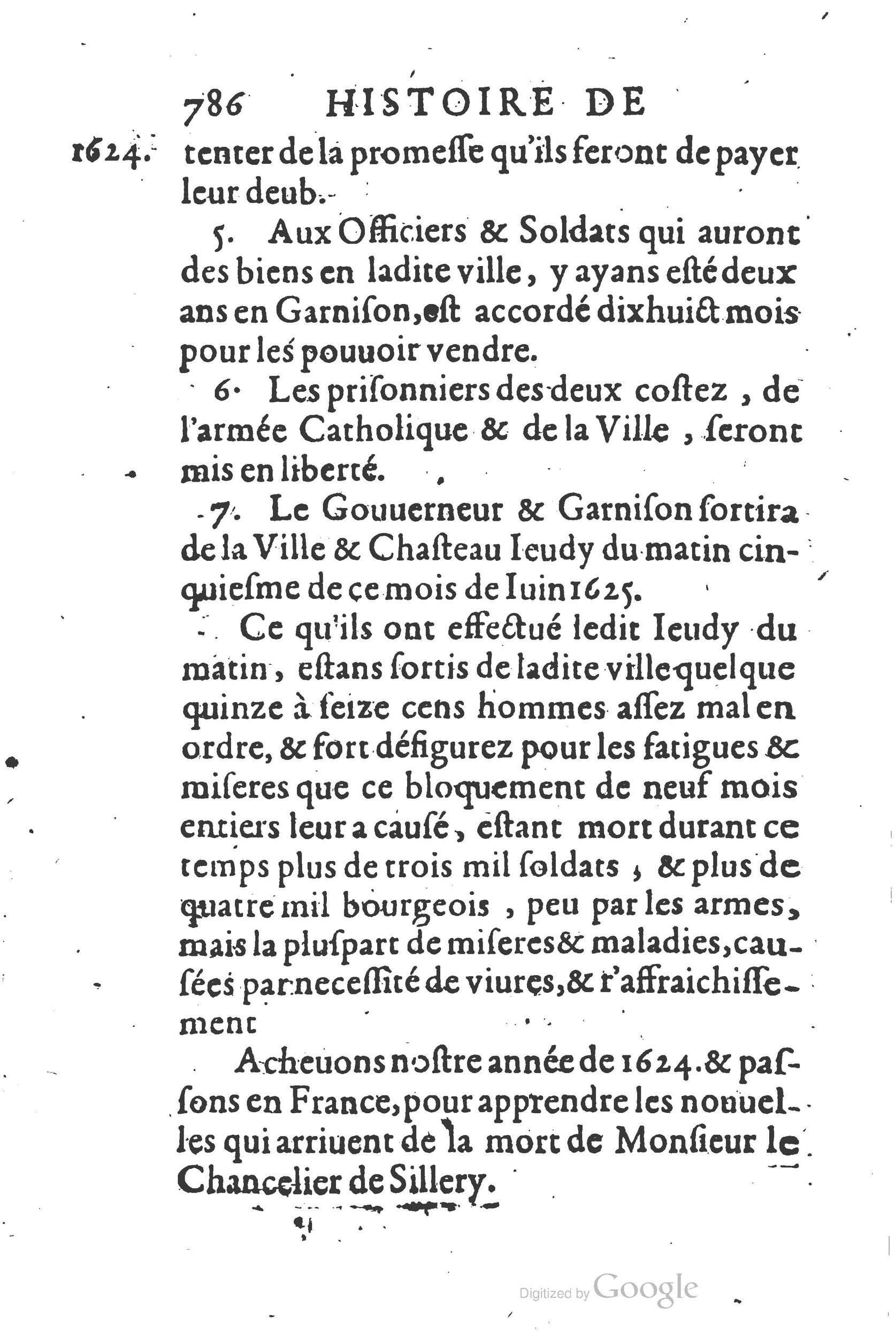 1626 - Joseph Bouillerot - Trésor de l’histoire générale de notre temps - BSB Munich