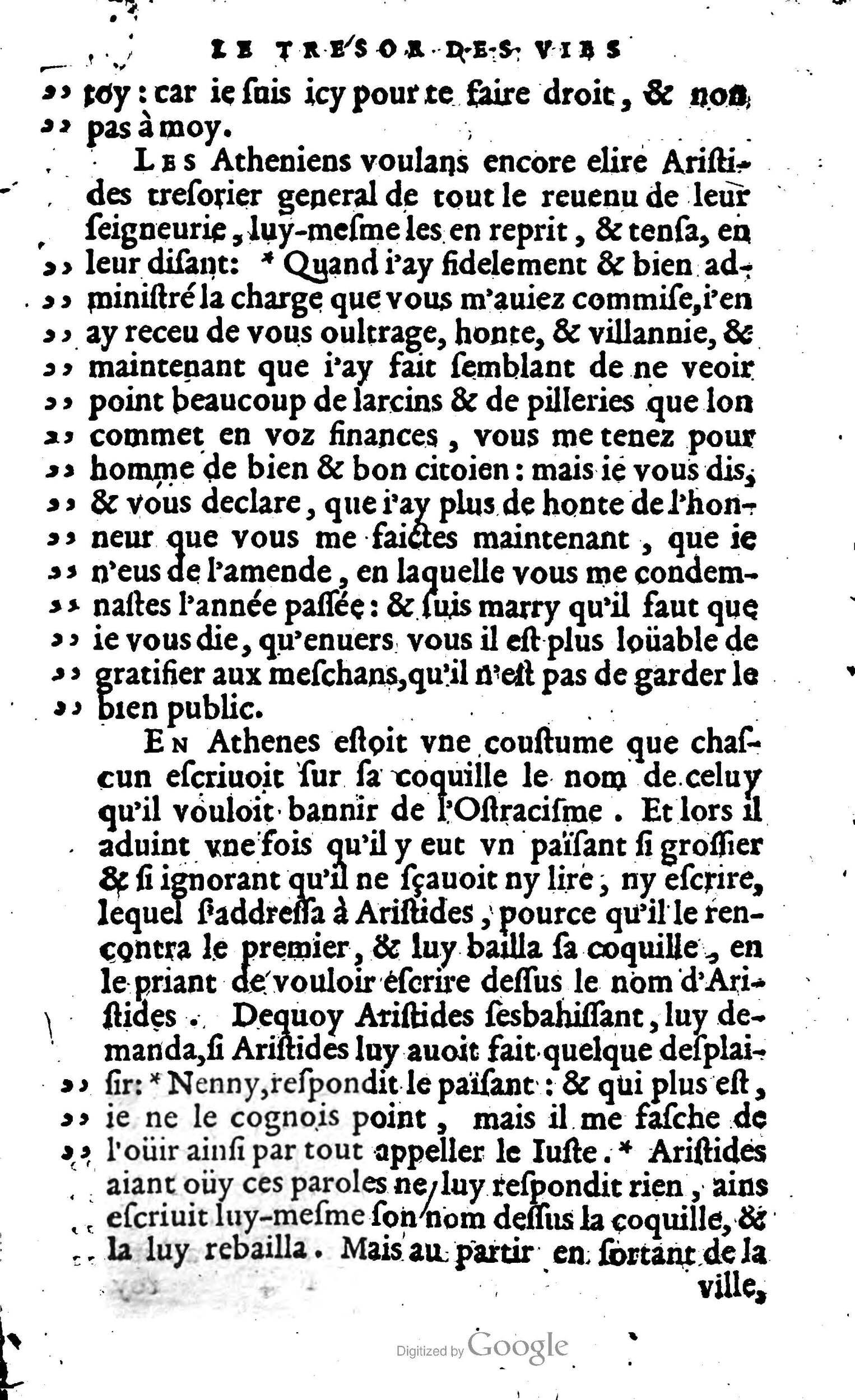 1568 - Willem Silvius - Trésor des vies de Plutarque - Anvers Plantin-Moretus