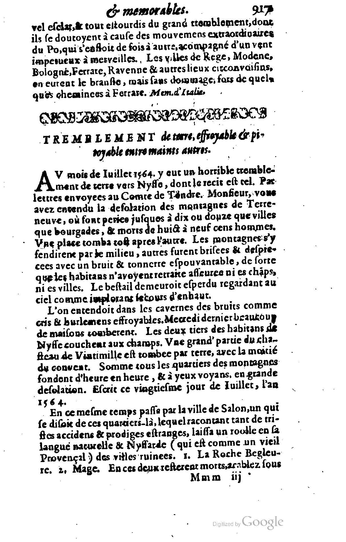 1628 - Jacques Crespin - Trésor d’histoires admirables et mémorables - BSB Munich