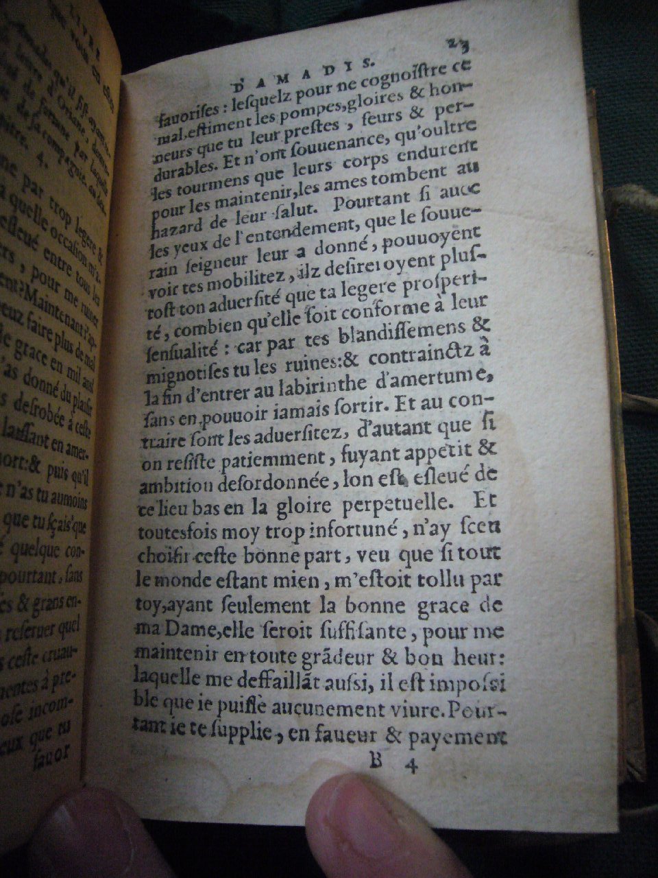 1567 - Jean Pygot - Trésor des Amadis - BnF Arsenal