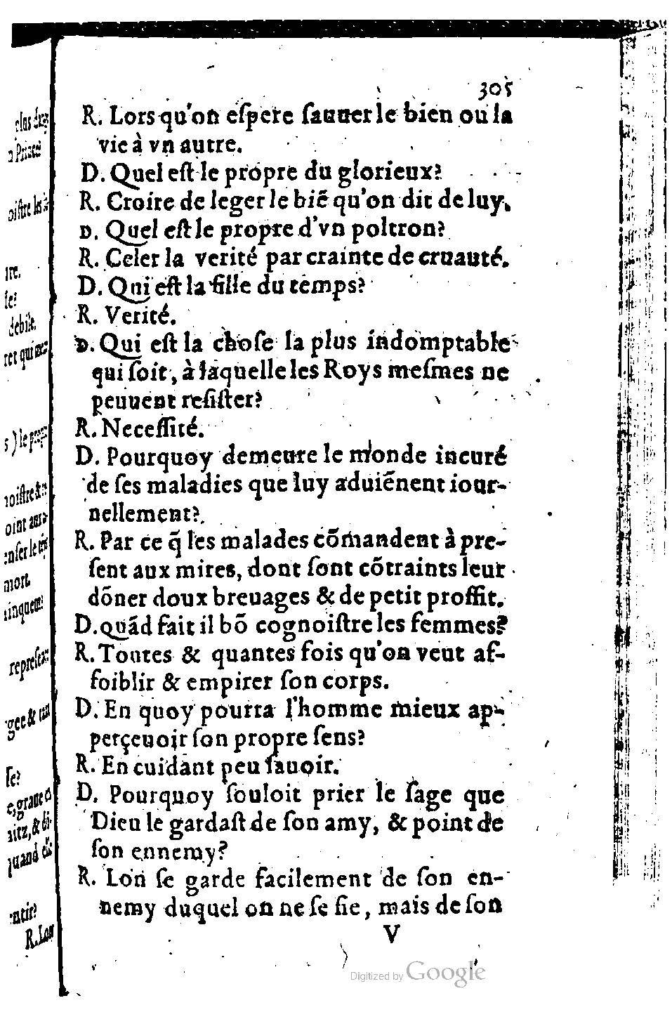 1582 - Nicolas Bonfons - Trésor des sentences dorées - BM Lyon