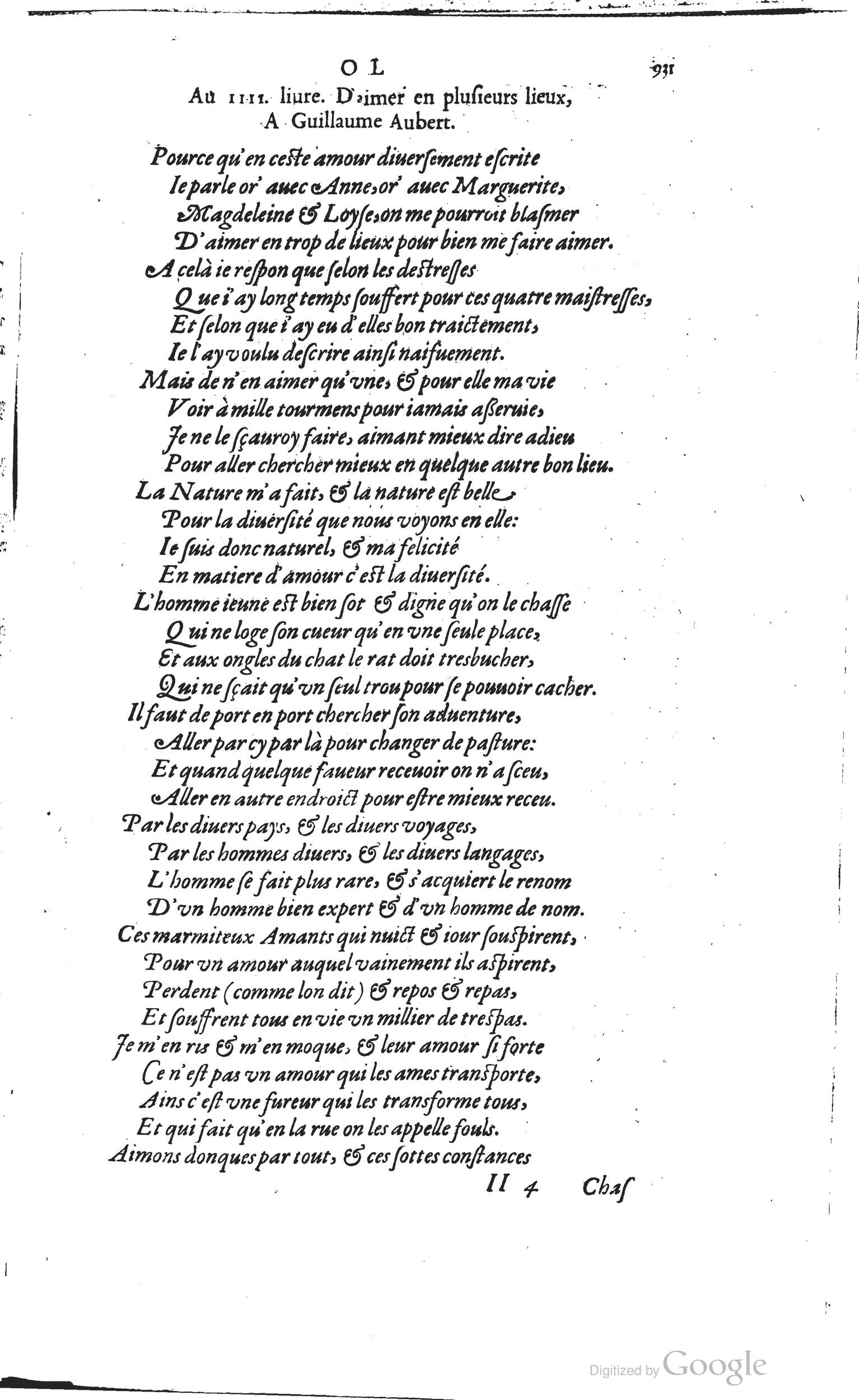 1585 - Barthélemy Honorat - Bibliothèques françaises - BSB Munich