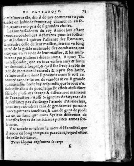 1574 - Benoît Rigaud - Trésor des vies de Plutarque - Avignon