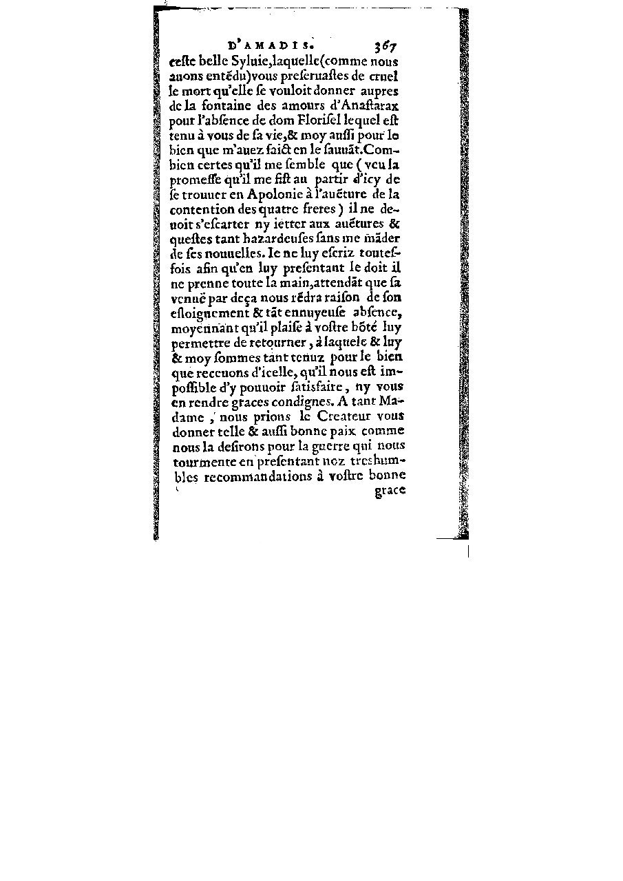 1572 - Veuve Gabriel Cotier - Trésor des Amadis - BM Lyon