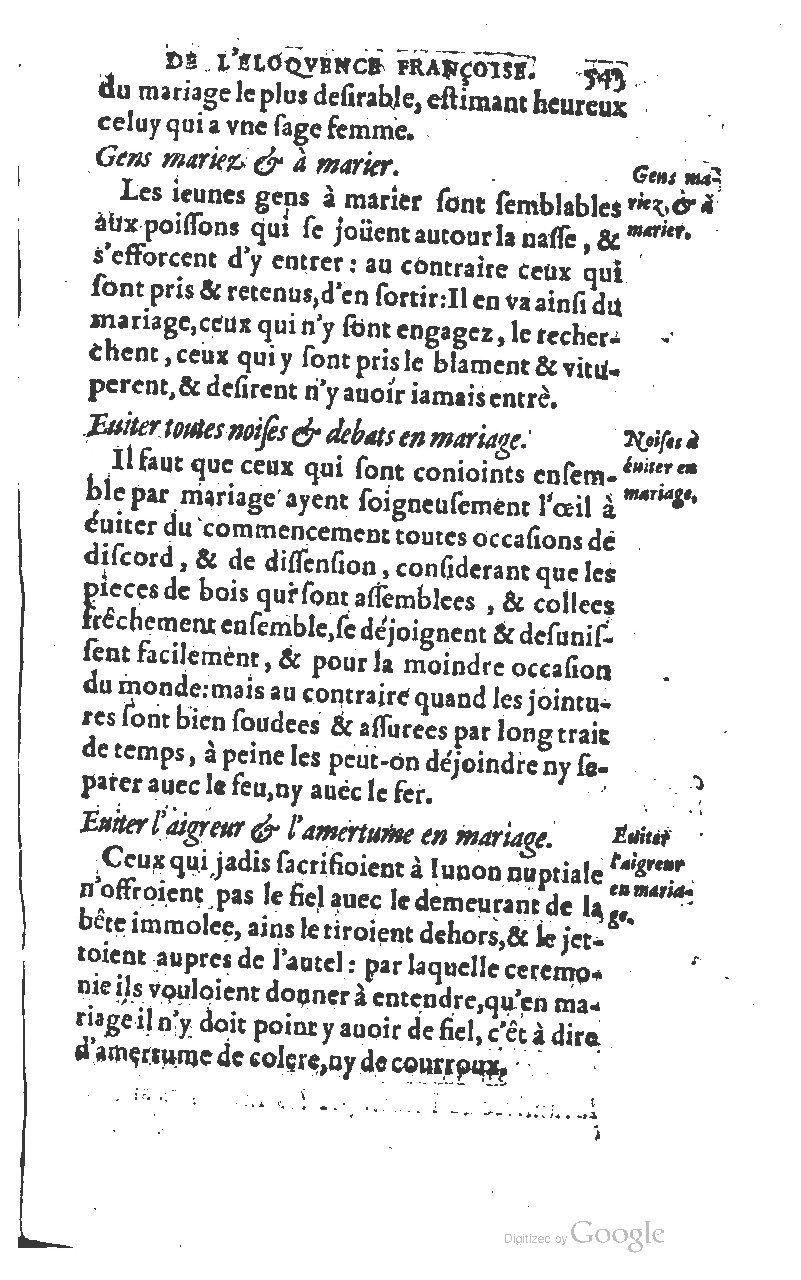 1610 - Louis Coste - Trésor de l’éloquence française (Seconde partie) - BM Lyon