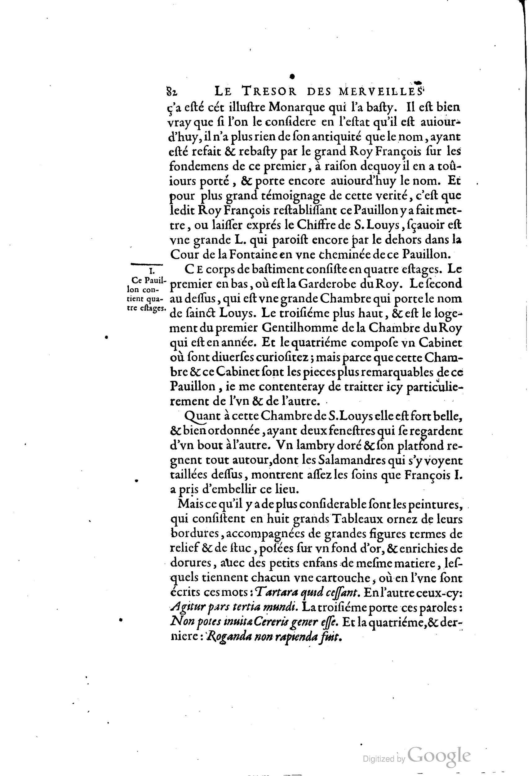 1642 - Sébastien Cramoisy - Trésor des merveilles de la maison royale de Fontainebleau - BM Lyon 1642 - Sébastien Cramoisy - Trésor des merveilles de la maison royale de Fontainebleau - BM Lyon