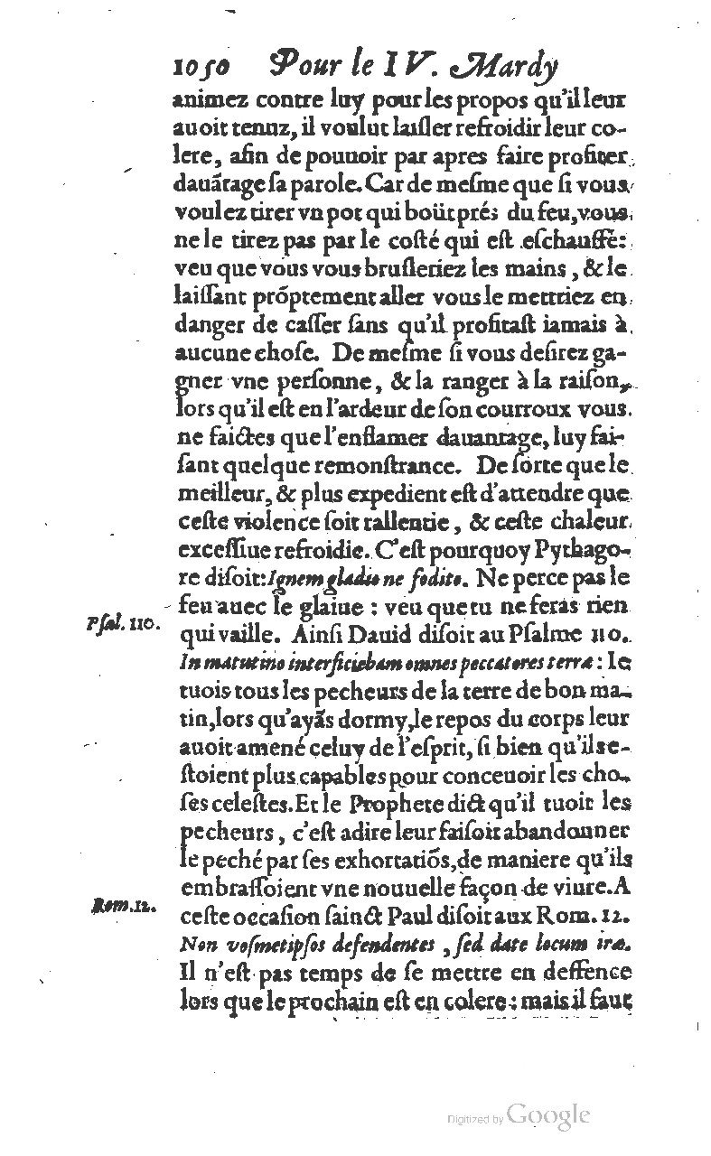 1607 - Nicolas Du Fossé - Trésor quadragésimal - T 01 - BM Lyon 1607 - Nicolas Du Fossé - Trésor quadragésimal - T 01 - BM Lyon