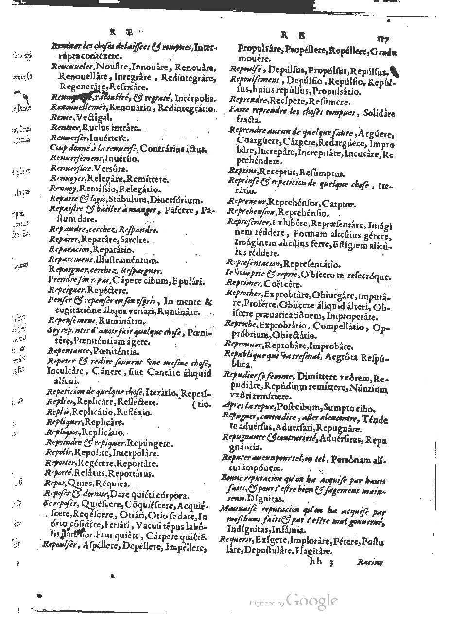 1564 - Henri Hylaire et Louis Cloquemin - Trésor des mots et traits français - BSB Munich